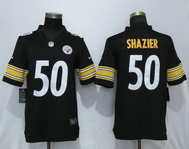 Men Pittsburgh Steelers #50 Shazier Black 2017 Vapor Untouchable Limited Player Nike NFL Jerseys->kansas city chiefs->NFL Jersey